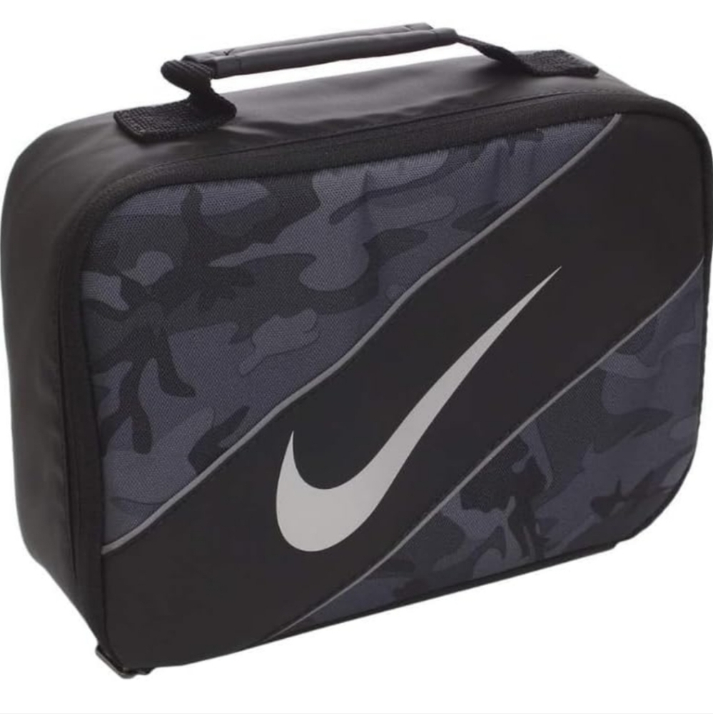 Nike Black and Gray Lunch Bag